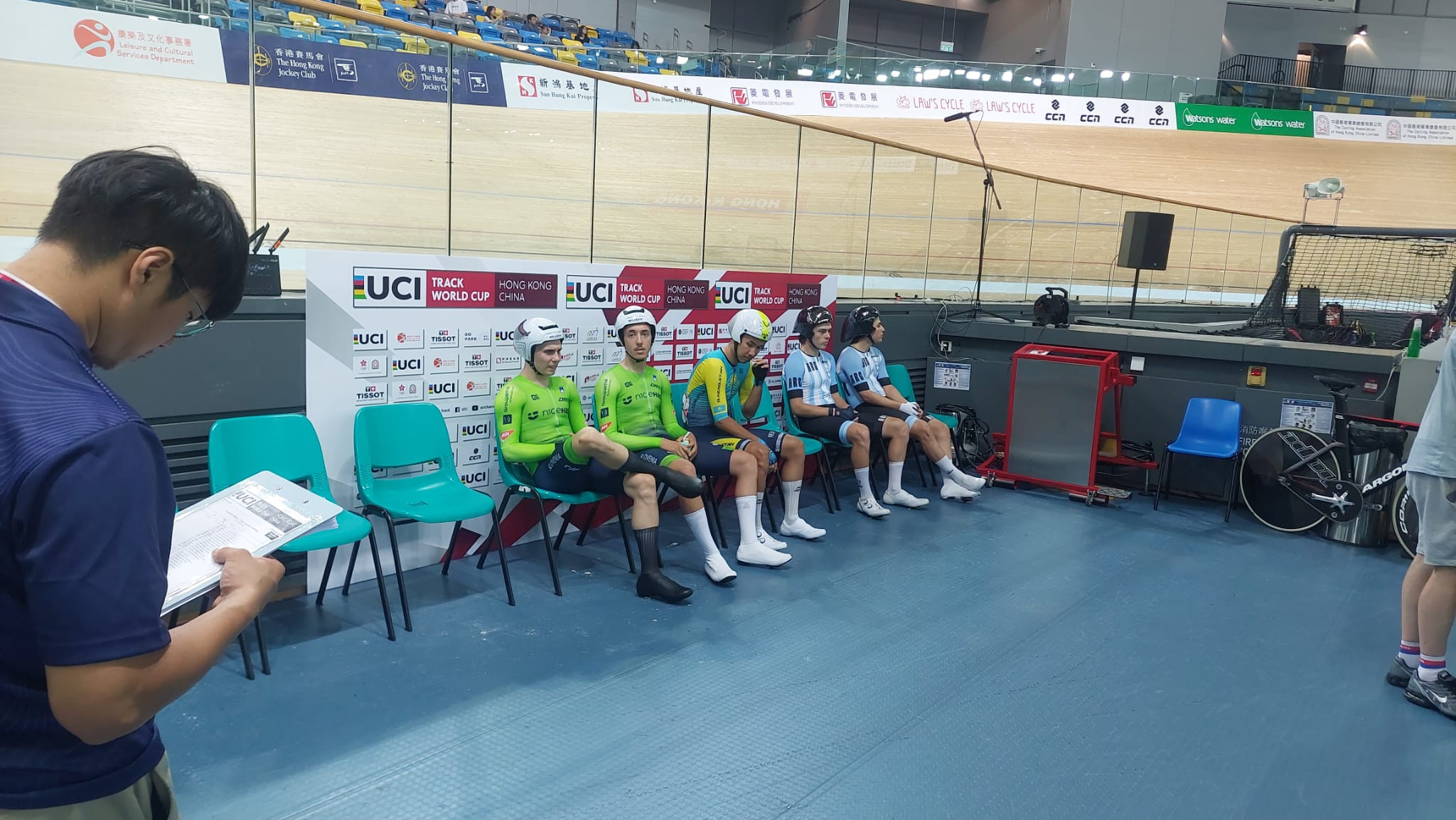 NEJC PETERLIN IN ŽAK ERŽEN NA SVETOVNEM POKALU V HONG KONGU DVANAJSTA V MADISONU