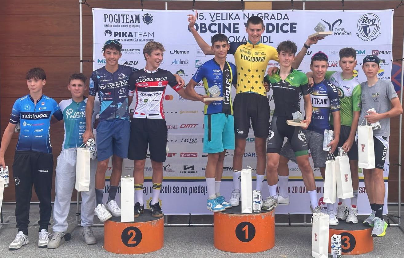 V VODICAH IN NA ŠKOFLJICI 9 MEDALJ ZA NAŠE KOLESARJE